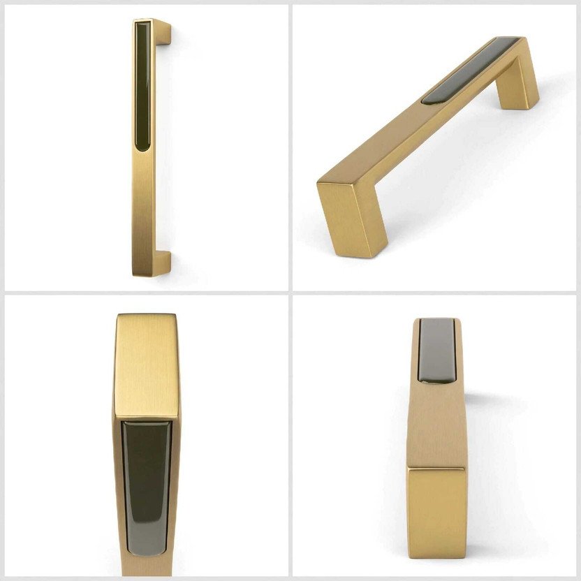Hardware Hardware art 8"- GOLD LUXURY CABINET HANDLE IDEAL FOR BEDROOM (CONTEMPORARY , MODERN ) Zinc Cabinet/Drawer Handle(Gold Pack of 2) - Flipkart Deal