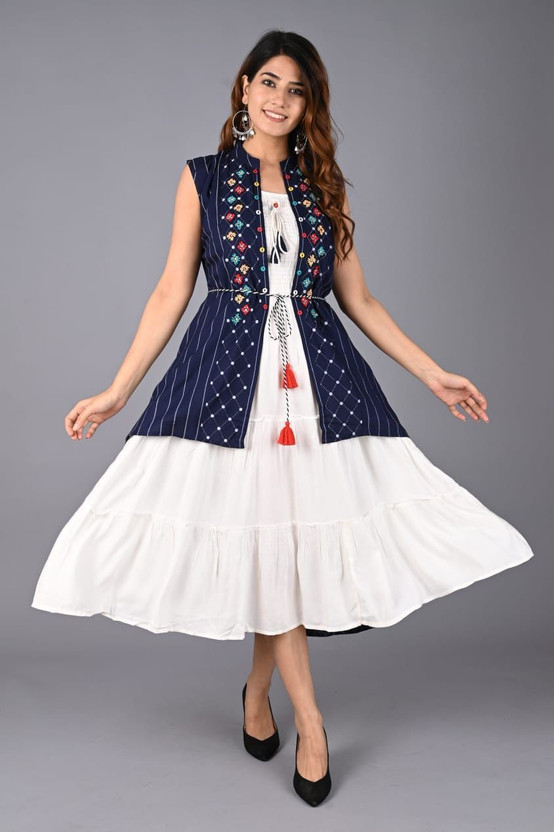 Aggregate 92+ flipkart kurti with shrug super hot thtantai2