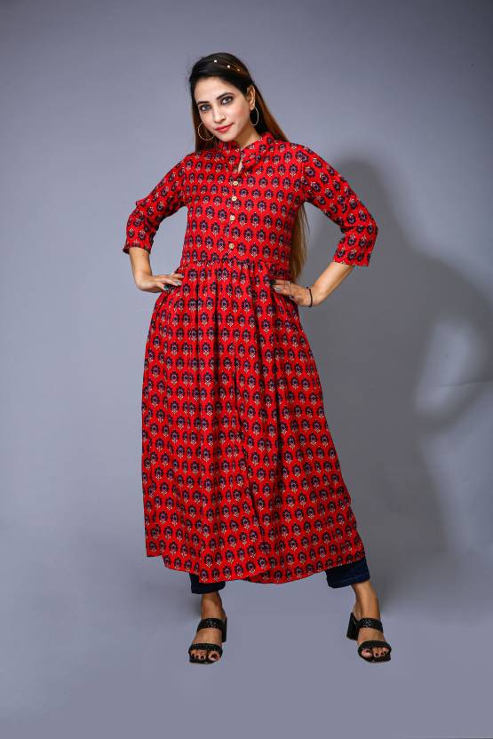 Amenity Fashion Studio Women Printed Frontslit Kurta - Buy Amenity Fashion  Studio Women Printed Frontslit Kurta Online at Best Prices in India |  