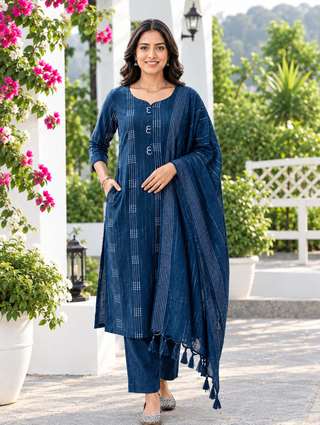 Maharaja textile Women Printed A-line Kurta(Multicolor)