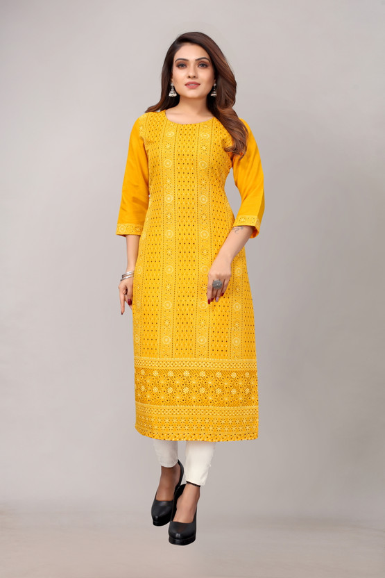 Top 91+ mustard yellow kurti myntra thtantai2