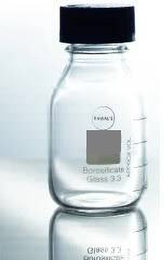 Rawal Reagent bottle for lab 60 ml glassware narrow mouth Laboratory Dropper Bottle(Borosilicate Glass 60 ml Pack of2)