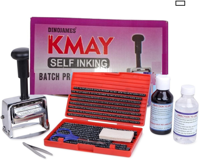 KMAY 2MM BATCH CODING MACHINE Label Stamping Machine(Manual)