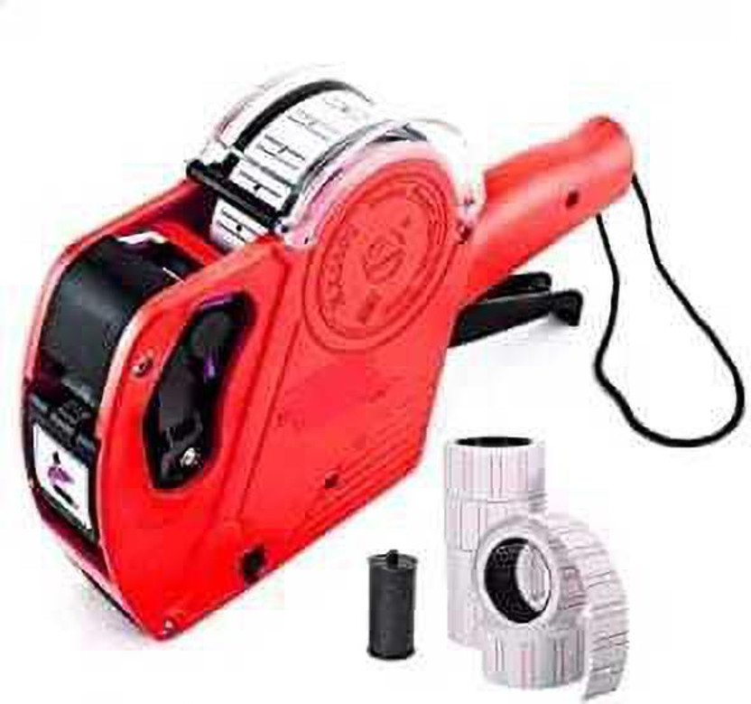 dinojames Price Label Machine 8 Digit Label Stamping Machine(Semi Automatic)