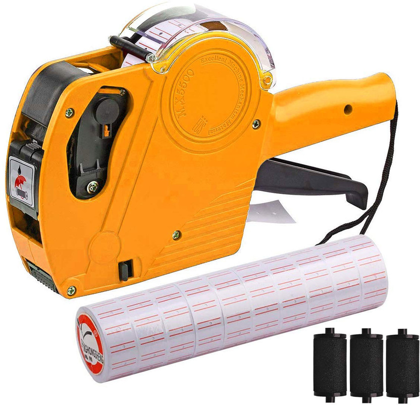 SPERO 8 Digits Price Tag Gun Included 10 Labels roll, Label Stamping Machine Label Stamping Machine(Semi Automatic)