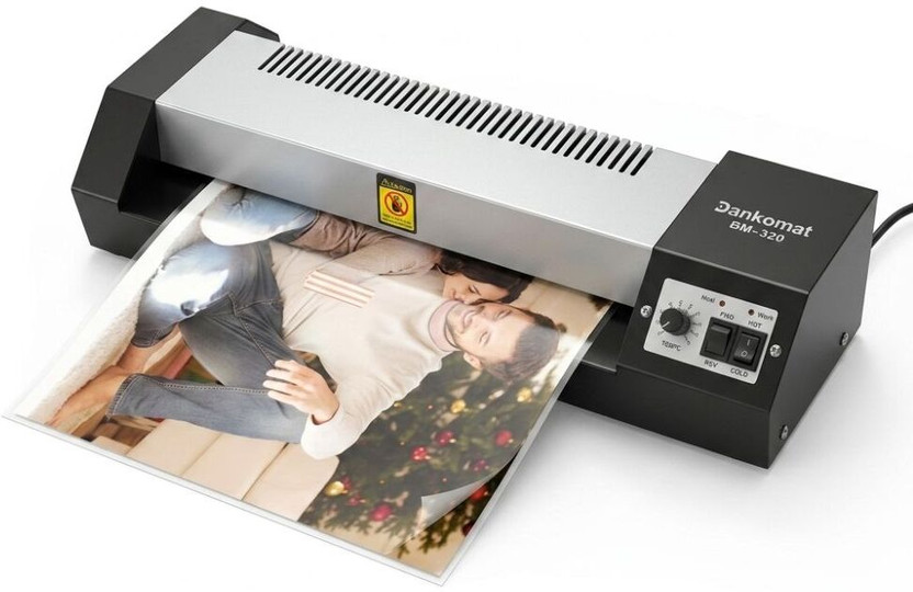 BANKOMAT Type-320 All-in-One Professional Lamination Metal Machine Hot & Cold Black 25 inch Lamination Machine