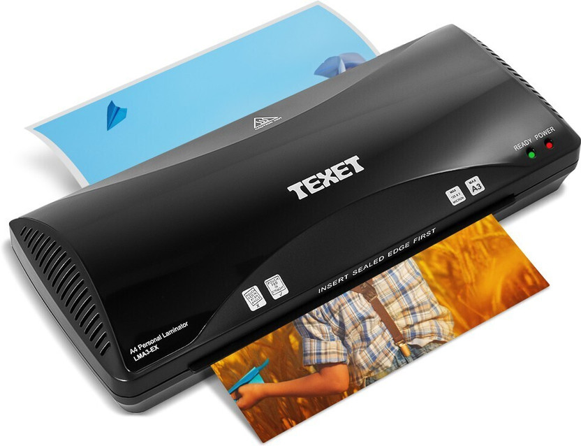Texet A3 & A4 Fully Automatic Laminator with Jam Release Button|Hot & Cold 12.99 inch Lamination Machine