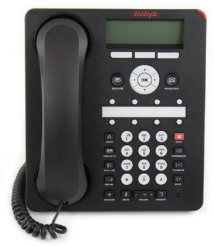 Avaya 1608 IP Corded Landline Phone Price in India - Buy Avaya 1608 IP ...
