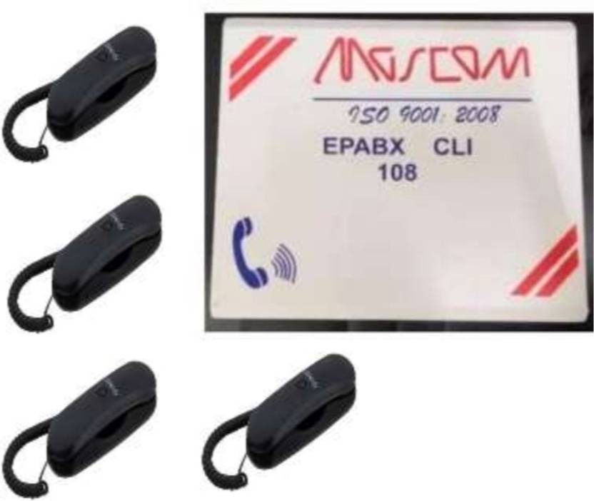 108 SYSTEM WITH FOUR HANDY PHONE Corded & Cordless