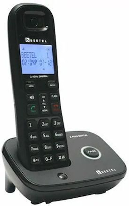 Beetel Beetel BEETELX92 Cordless Landline Phone with Answering Machine(BLACK ANS BLUE) - Flipkart Deal