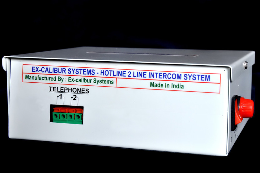 Excalibur EX-CALIBUR SYSTEMS- LIFT AND TALK INTERCOM, SHOP AND GODOWN INTERCOM Corded & Cordless Landline Phone(IVORY)