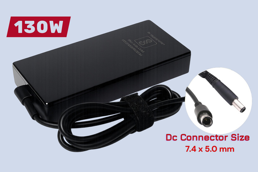 Techie Replacement For Dell JU012 CM161 X408G D232H 19.5V 6.7A Adapter 130 W Adapter(Power Cord Included)