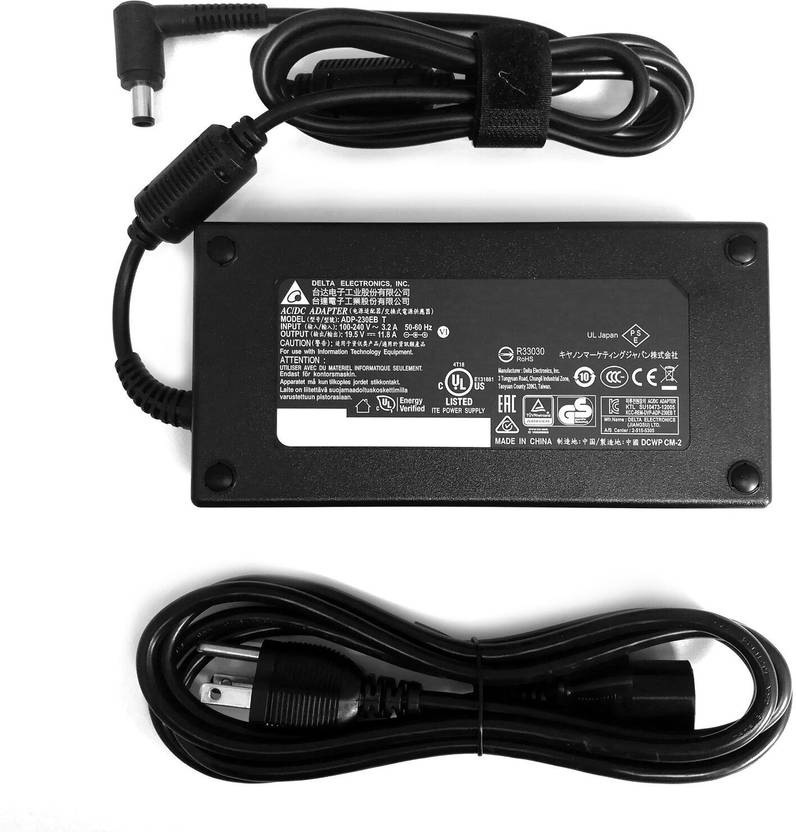 SP Original MSI 19.5V 9.23A 180W Laptop Charger, Compatible With MSI