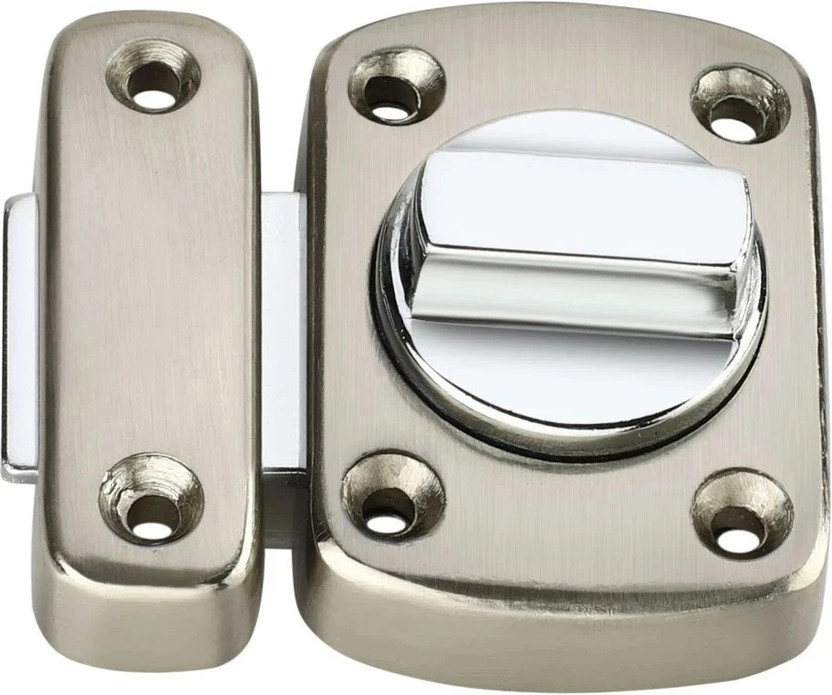 ESSAR TRADERS Latching Draw Hasp Latch(White Metal)