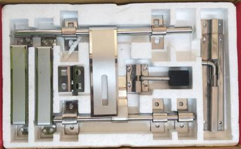 qoeu Latching Draw Hasp Latch(Stainless Steel, Steel)