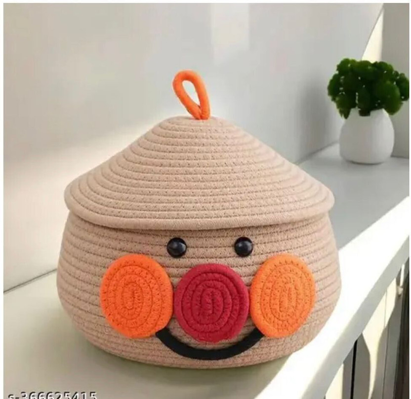 AJ AJ style 1 L Multicolor Laundry Basket(Cotton) - Flipkart Deal