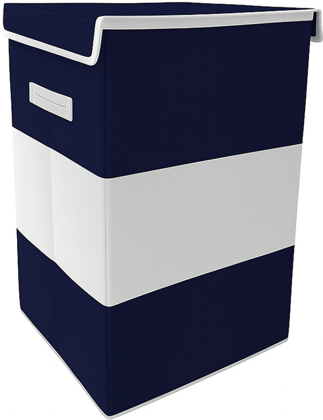 THAILIWALE 70 L Blue, Grey Laundry Bag(Non-Woven)