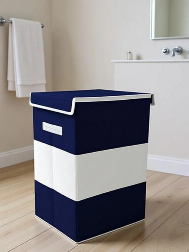 Flipkart SmartBuy 75 L Blue Laundry Basket(Non Woven)