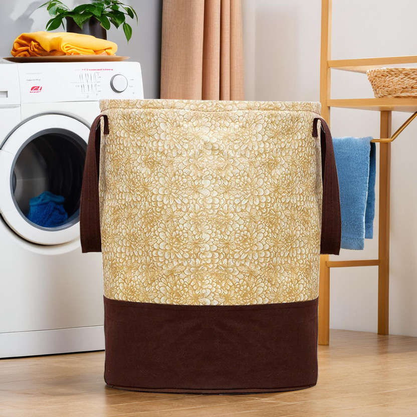 KUBER INDUSTRIES 45 L Brown Laundry Bag(Cotton)