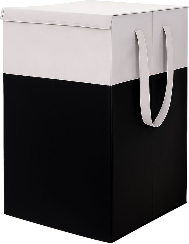 THAILIWALE THAILIWALE 75 L Grey, Black Laundry Basket(Non-Woven) - Flipkart Deal