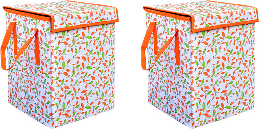 Flipkart SmartBuy 40 L Multicolor Laundry Basket(Non Woven)