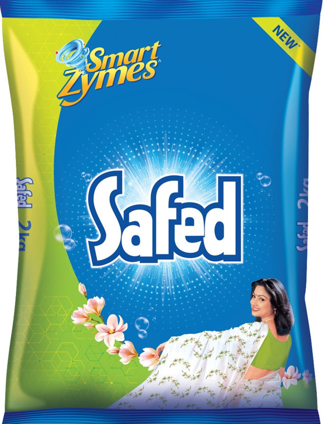 Safed Stain Wash Detergent Powder Pouch(2 kg)