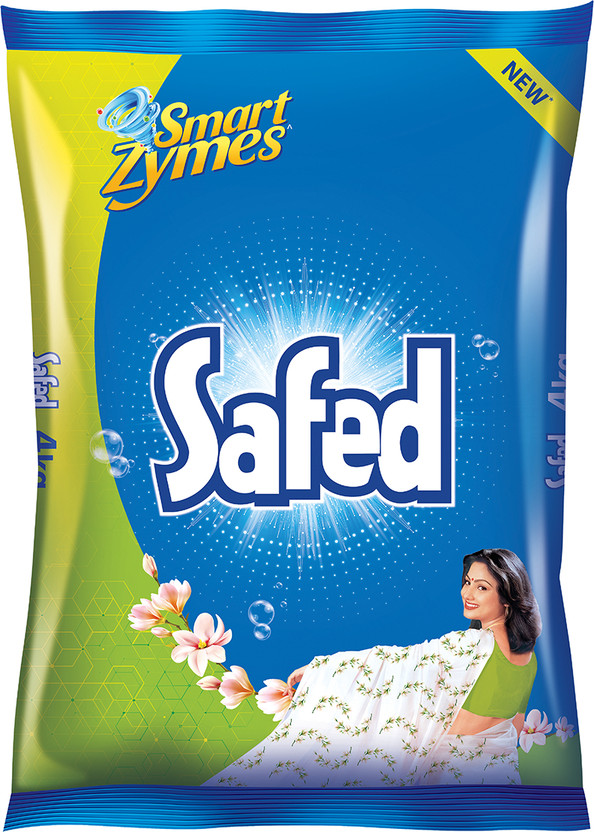 Safed Stain Wash Detergent Powder Pouch(4 kg)