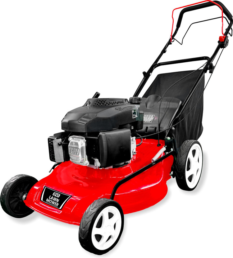 DVI 18 Inch Self Propelled Petrol Lawn Mower with 70L Grass Catcher Box for Garden | 7 Cutting Position | High Power 4HP Engine with 3600 RPM | 6 Months Warranty. Fuel Self Propelled Lawn Mower(18 inch)