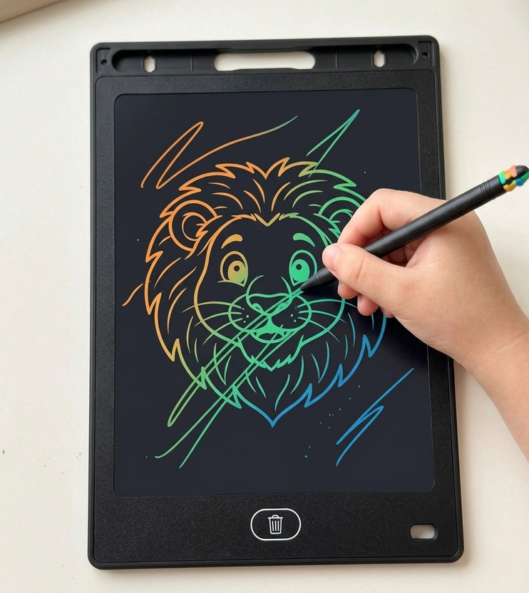 yugansh yugansh global 8.5 Inch Colorful LCD Writing Tablet | Magic Slate & Erasable Drawing Pad(Black, White) - Flipkart Deal