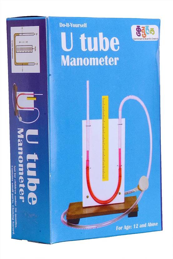 Manometer Working Model StepsToDo U-Tube Manometer Working Model Making Kit. Physics Activity ...