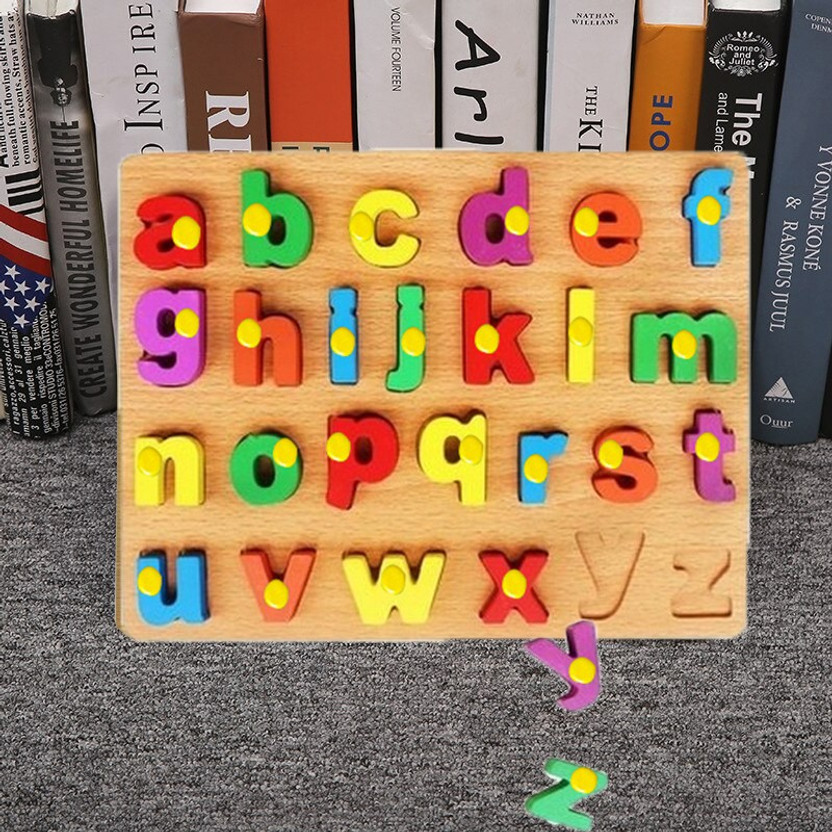 Wooden Shape/ Number/ Alphabet Puzzle Developmental Toys For Baby Toddlers