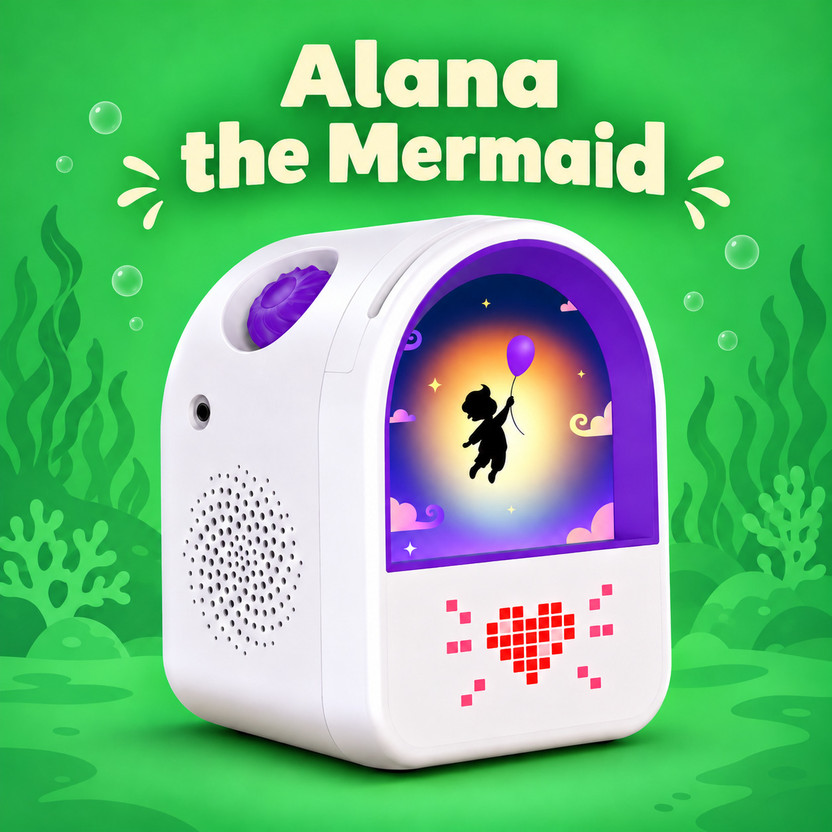 Wippi Alana The Mermaid AI Learning Companion – Talking Global Characters for Kids(Multicolor)