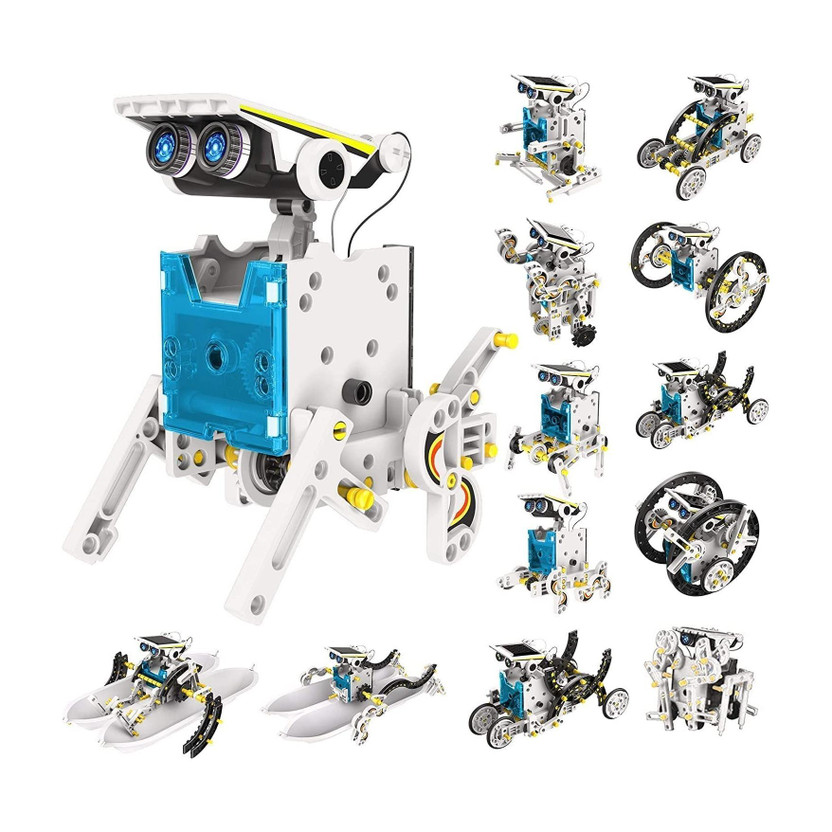 Baba Fab 13-in-1 Solar Educational Robot Kit Toys | Solar Power Robot Kit Toy for Kids(Multicolor)