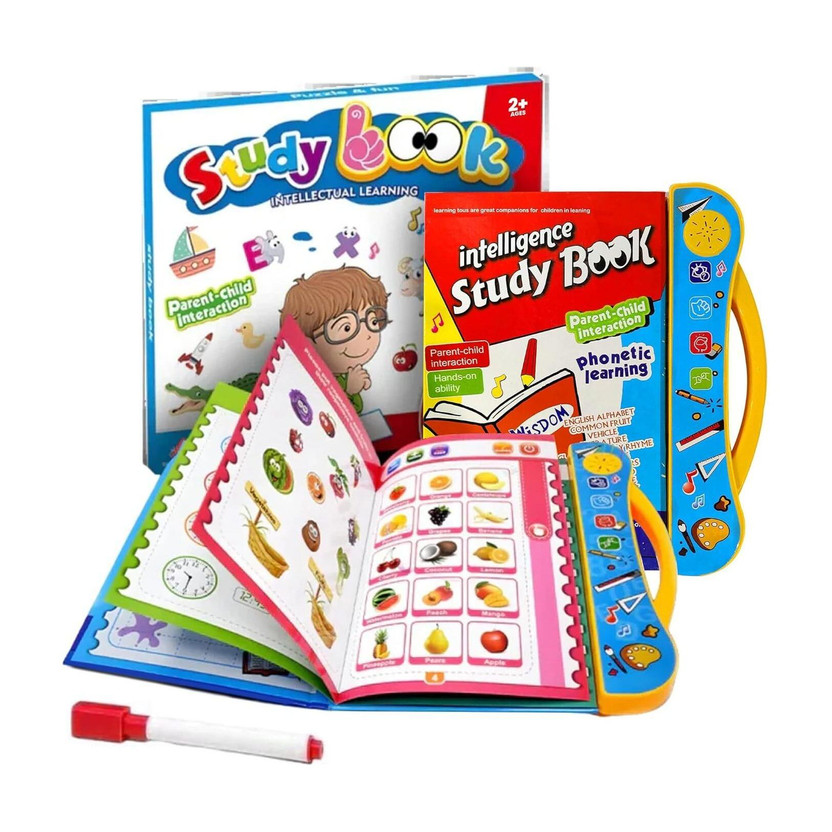 GRAYSEE Interactive Children Book Musical English Educational Phonetic Learning Book Toy(Multicolor)