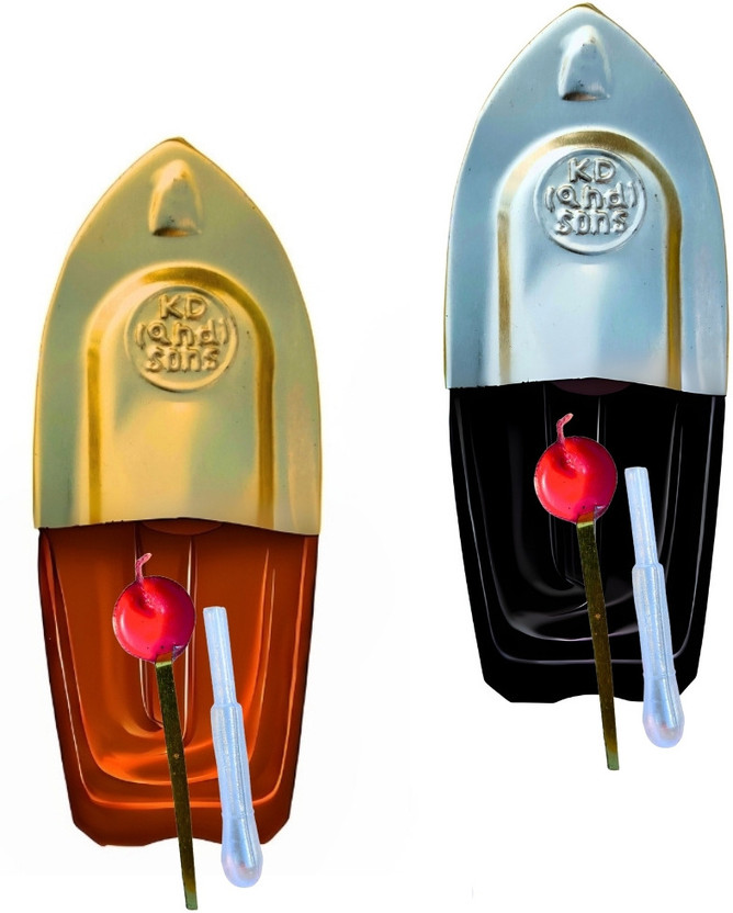 kd and sons nostaalgic indian 2 pcs steam toy boat | Retro Ship | Collectible Mini Steamer(Black, Multicolor)