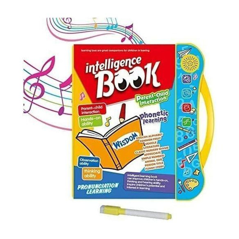 Intelligence Intelligence Book Sound Book For Children, English Letters & Words Learning Book Educational Toys(NA, Intelligence Books) - Flipkart Deal
