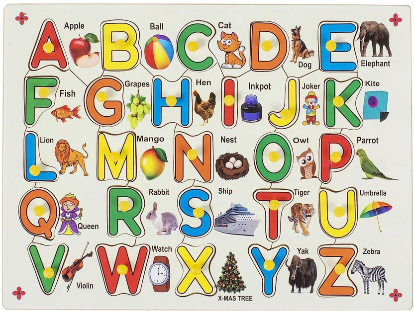 GAMLOID Hot Sale Mat Puzzle ABC Alphabet Study Kids Letters Floor Play Education Toys(Multicolor)