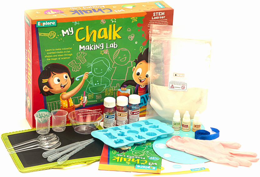 Flipkart Goyal's Science Experiments My Chalk Making Lab Learning & Educational DIY Activity Kit - Flipkart Deal