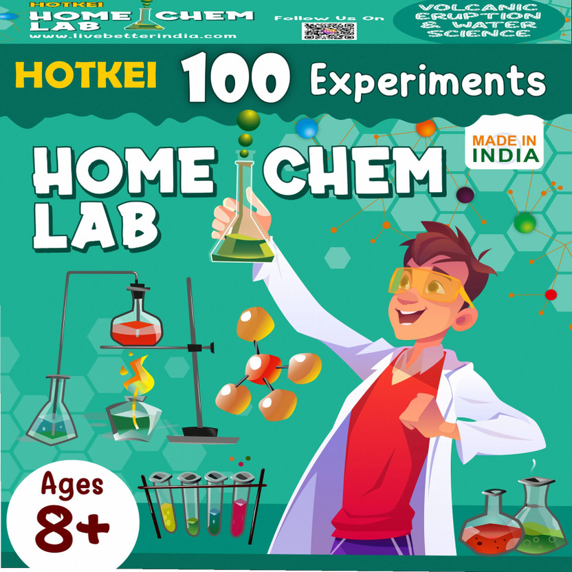 HOTKEI Educational Science Kit 100 Experiment STEM Toys for Kids Boys Girl 8-14 Years(Green)