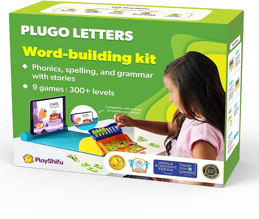 PlayShifu Plugo Letters(Kit + App with 9 Learning Games)(Yellow)