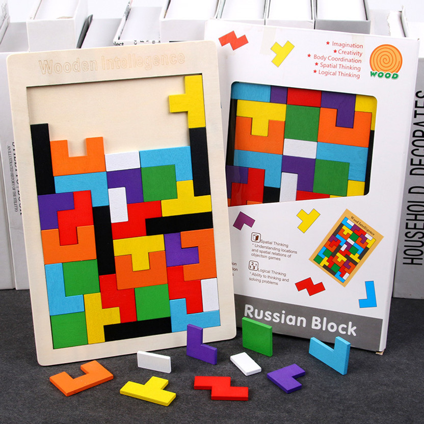VHD Jigsaw Blocks for Kids & Adults, Educational Intelligence Toy BP15(Multicolor)