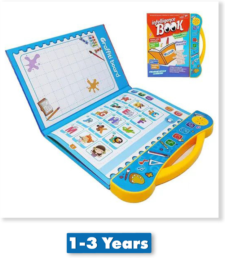 BloomiFy Phonetic Musical Practice E-Book for Kids - Alphabets Number Learning(Multicolor)