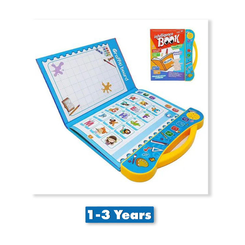 BloomiFy Phonetic Musical Practice E-Book for Kids - Alphabets Number Learning(Multicolor)