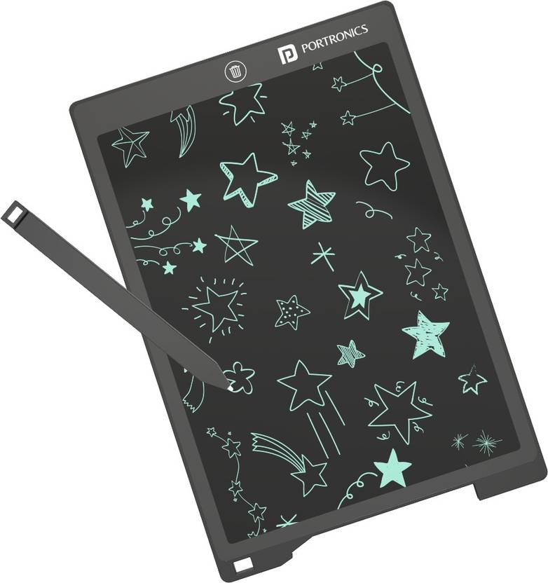 Portronics Ruffpad 12D ReWriteable 28.6cm (11.25inch) LCD Writing Pad