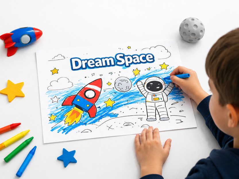ORHAN ORHAN Creative Kids Coloring & Art Craft Kit – Dream Space Premium Learning Set(Multicolor) - Flipkart Deal