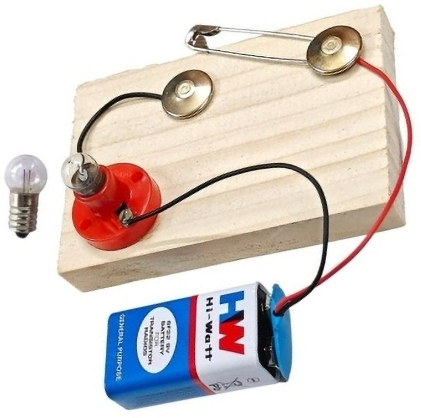 ERHIndia Electric Circuit Project for Science Working Model grade 6 DIY Kit(Multicolor)