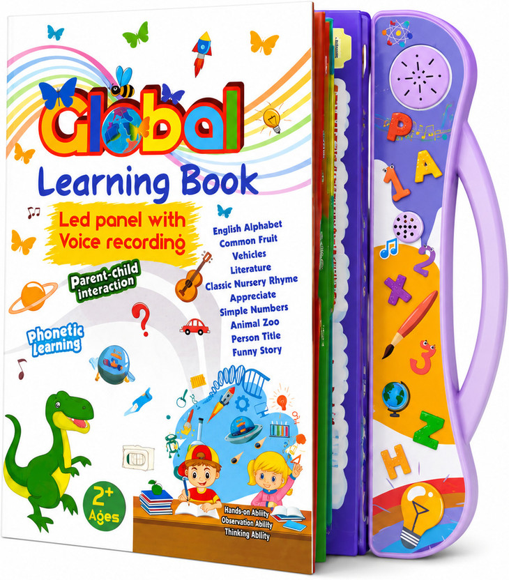 Braintastic Braintastic Global Learning Talking Book for Kids 2+ LED Interactive Educational Toy(Multicolor) - Flipkart Deal