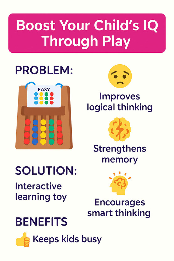 Bachpania Bachpania Wooden Color Coding Board Game Kids Educational Matching Wooden for boys and(Multicolor) - Flipkart Deal