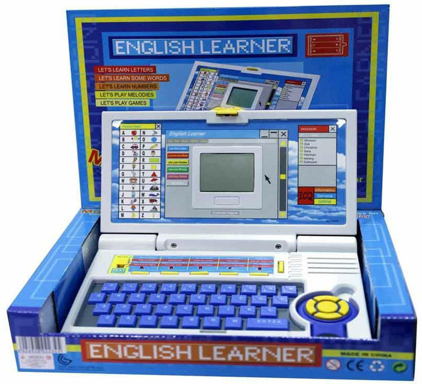 BDJ ENTERPRISE High Quality Mini Educational Laptop For Children English Learner Gaming Laptop For Kids Mini Laptop With Mouse For Kids & children With 20 Fun Activities Enhanced Skills (Multicolor)(Multicolor)