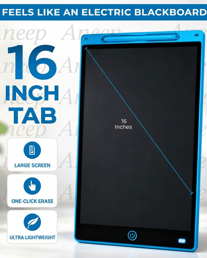 weezly 16 INCH LCD WRITING PAD "BLUE"(Blue)